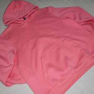 DIVIDED hot pink hoodie